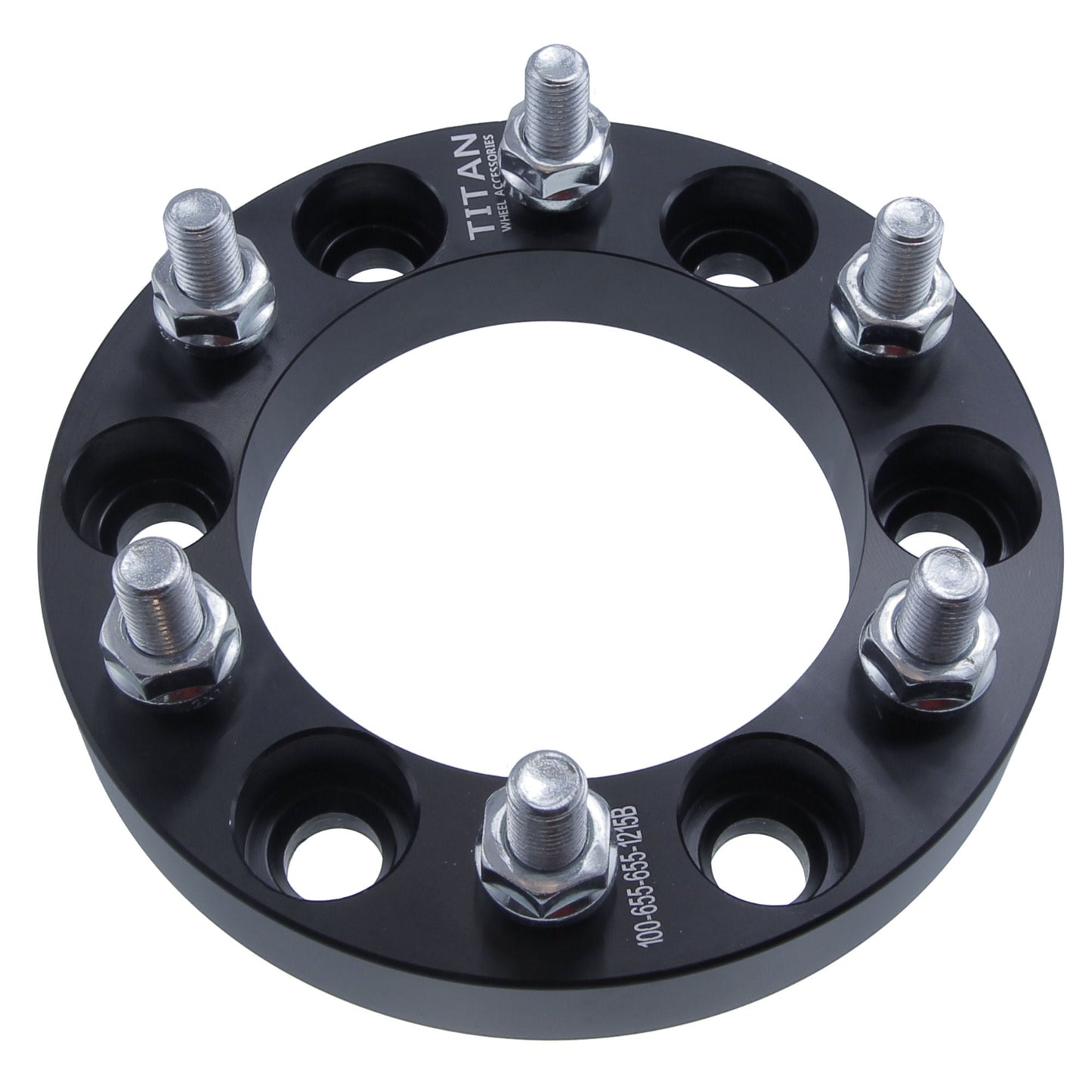 1" (25mm) Wheel Spacers for Dodge Mitsubishi | 6x5.5 (6x139.7) | 12x1.5 Studs |