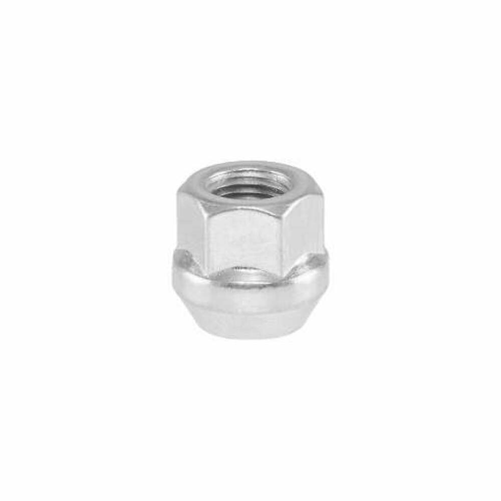 20-Piece 12x1.5 Bulge Acorn Open End Lug Nuts – 3/4" Hex, Zinc Finish, Forged Steel
