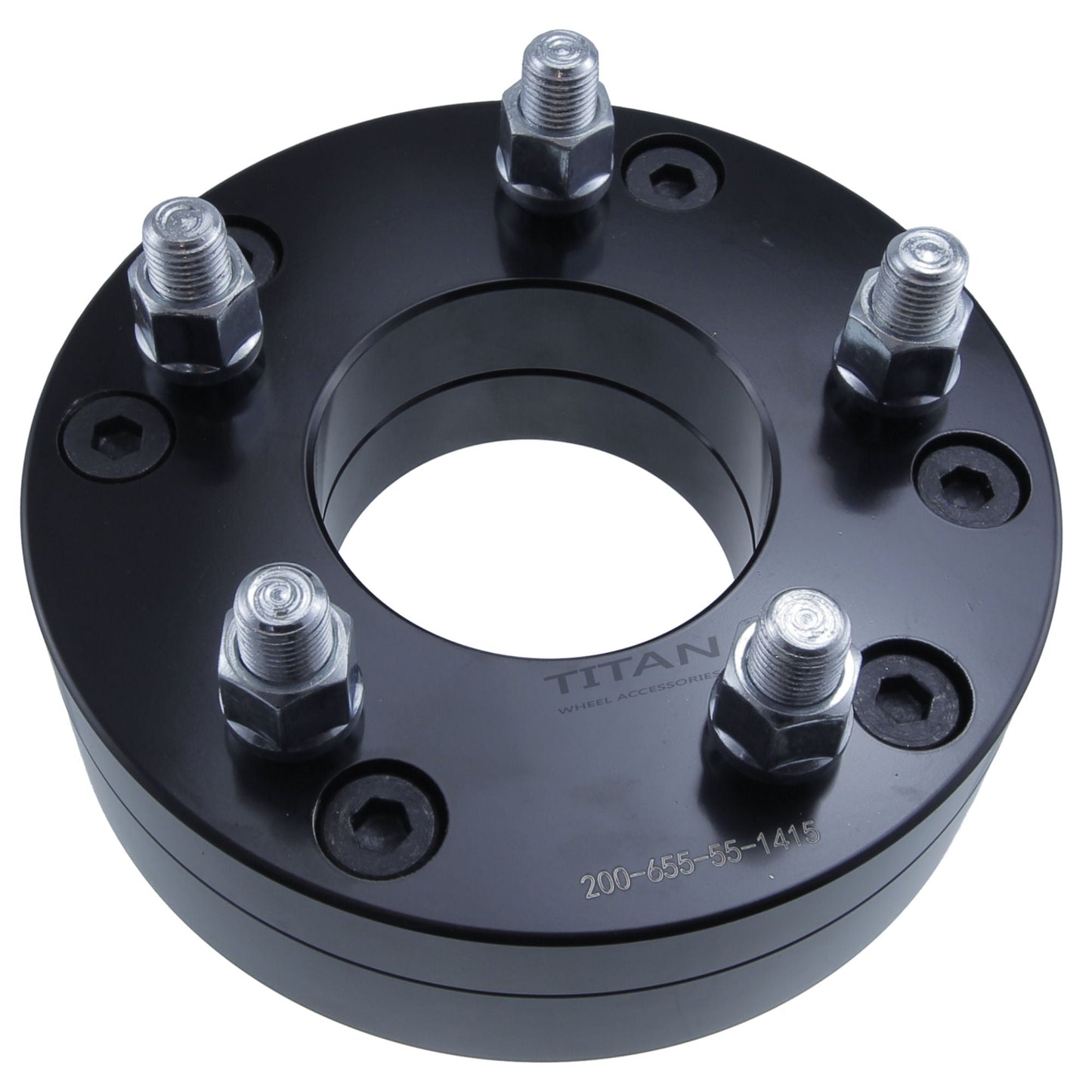 Adaptadores de rueda de 2" de 5x5 a 6x5,5 para camionetas Chevrolet | 5x5 a 6x5,5 | Pernos de 14x1,5 |