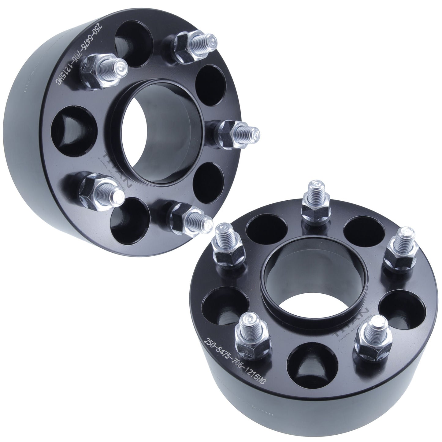 3" (75mm) Wheel Spacers for Chevy Camaro Corvette S10 Blazer GMC Sonoma S15 | 5x4.75 (5x120) | 70.5 Hubcentric |12x1.5 Studs |