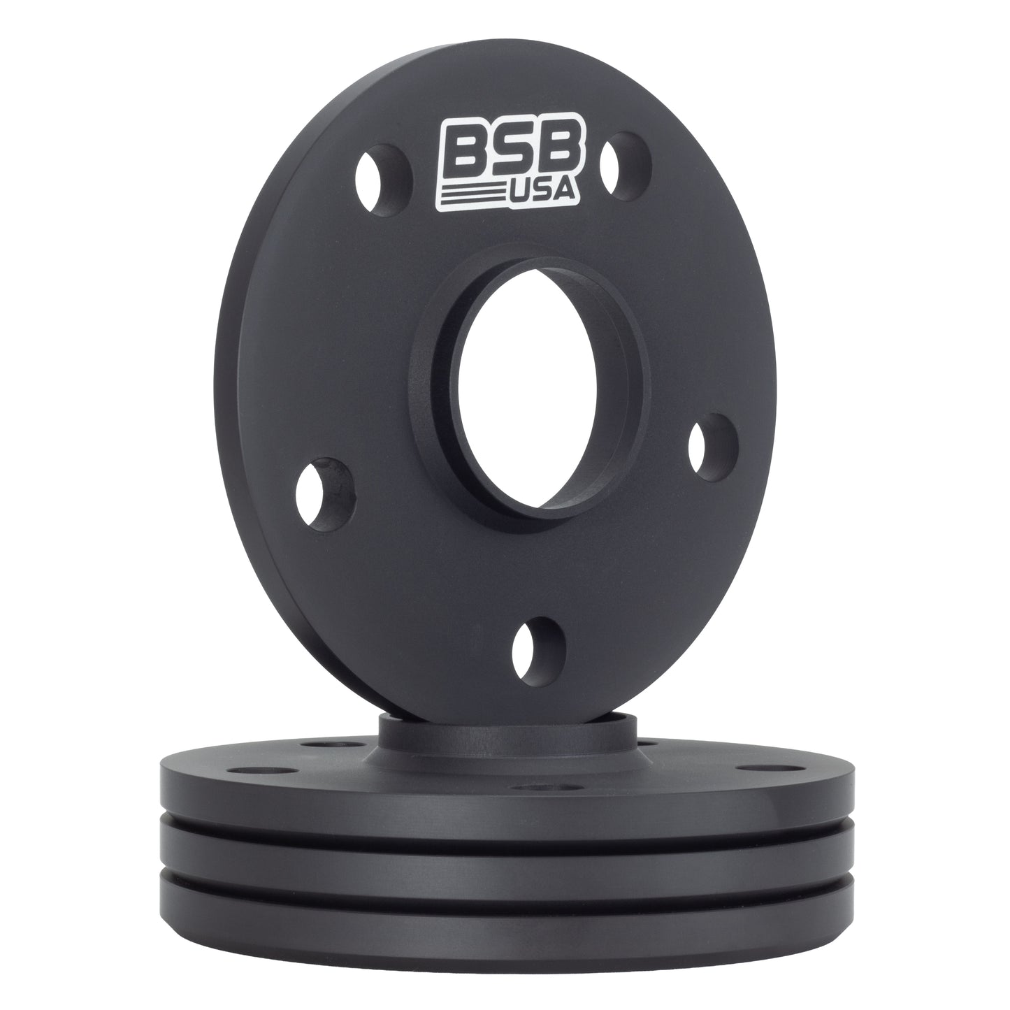 American Made 1/2" 5x4.5 Wheel Spacers For Subaru Impreza WRX STI Outback Forester - Hubcentric, 56.1mm Hub, Black, Made in the USA