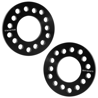 1.0" Inch (25mm) Titan 5 Lug Billet Aluminum Wheel Spacers | Universal 5x4.5, 5x4.75 & 5x5 | Titan Wheel Accessories