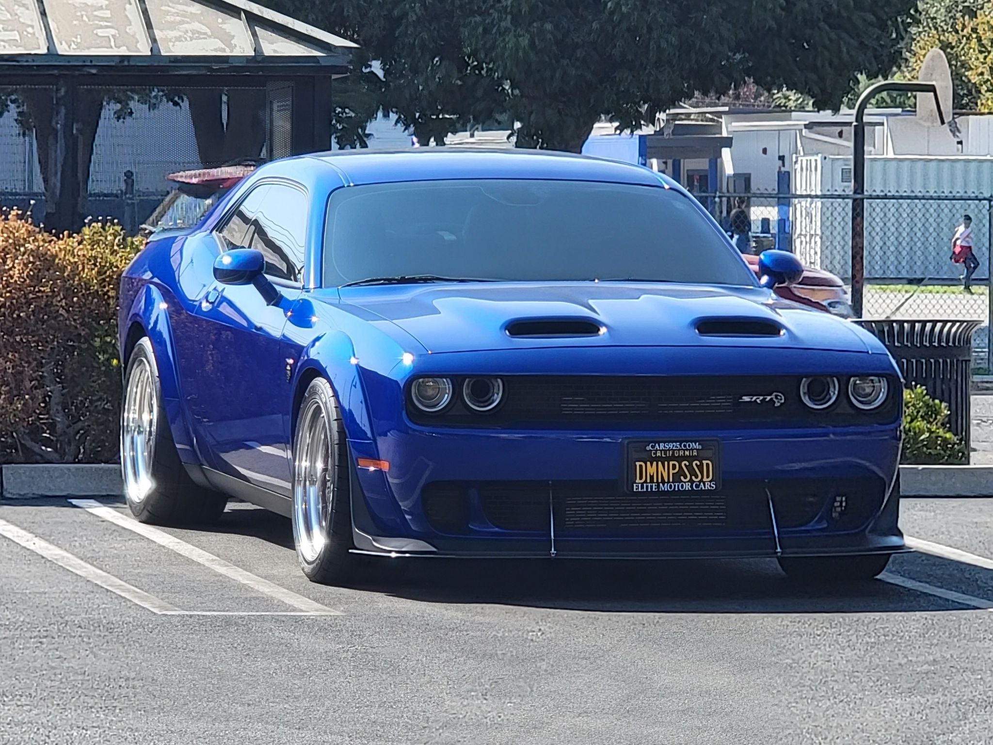 2019 Dodge Challenger Hellcat with 5mm Wheel Spacers Titan Wheel