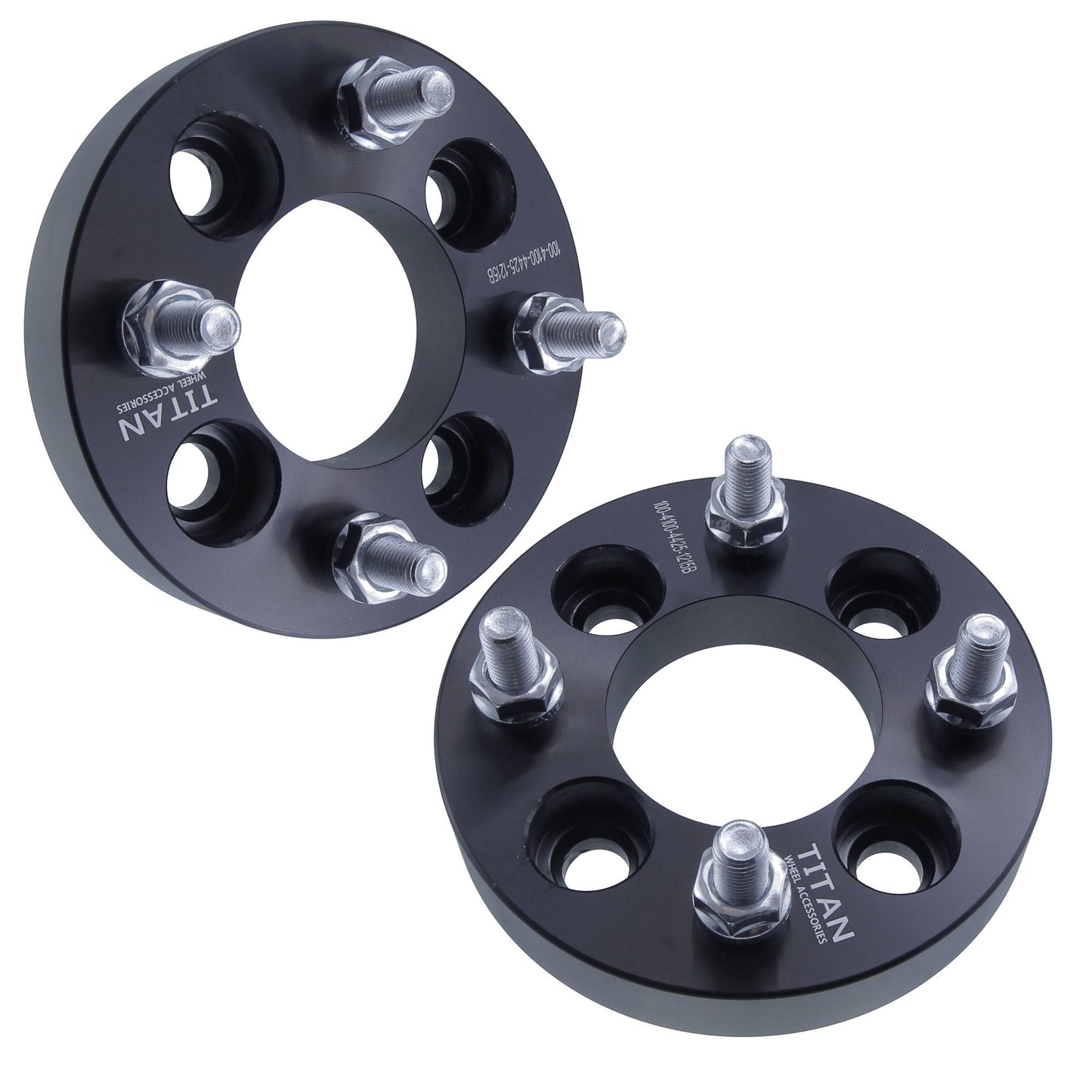 1" (25mm) 4x100 to 4x108 Wheel Adapters for Acura Mazda | 12x1.5 Studs |