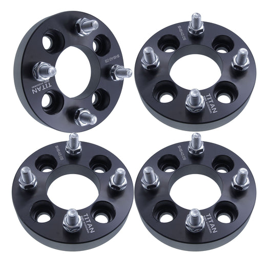 1" (25mm) 4x100 to 4x108 Wheel Adapters for Acura Mazda | 12x1.5 Studs |