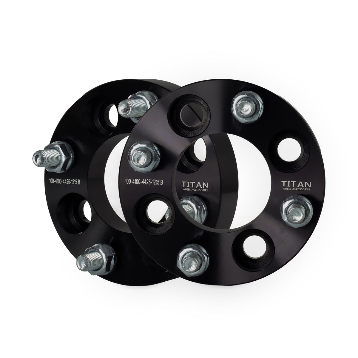 1" (25mm) 4x100 to 4x108 Wheel Adapters for Acura Mazda | 12x1.5 Studs — pair of 2