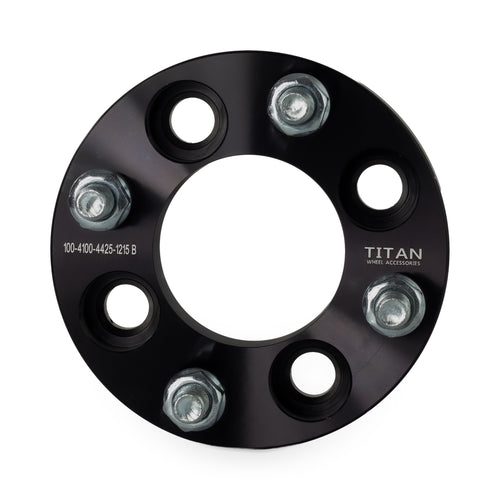 1" (25mm) 4x100 to 4x108 Wheel Adapters for Acura Mazda | 12x1.5 Studs — front view