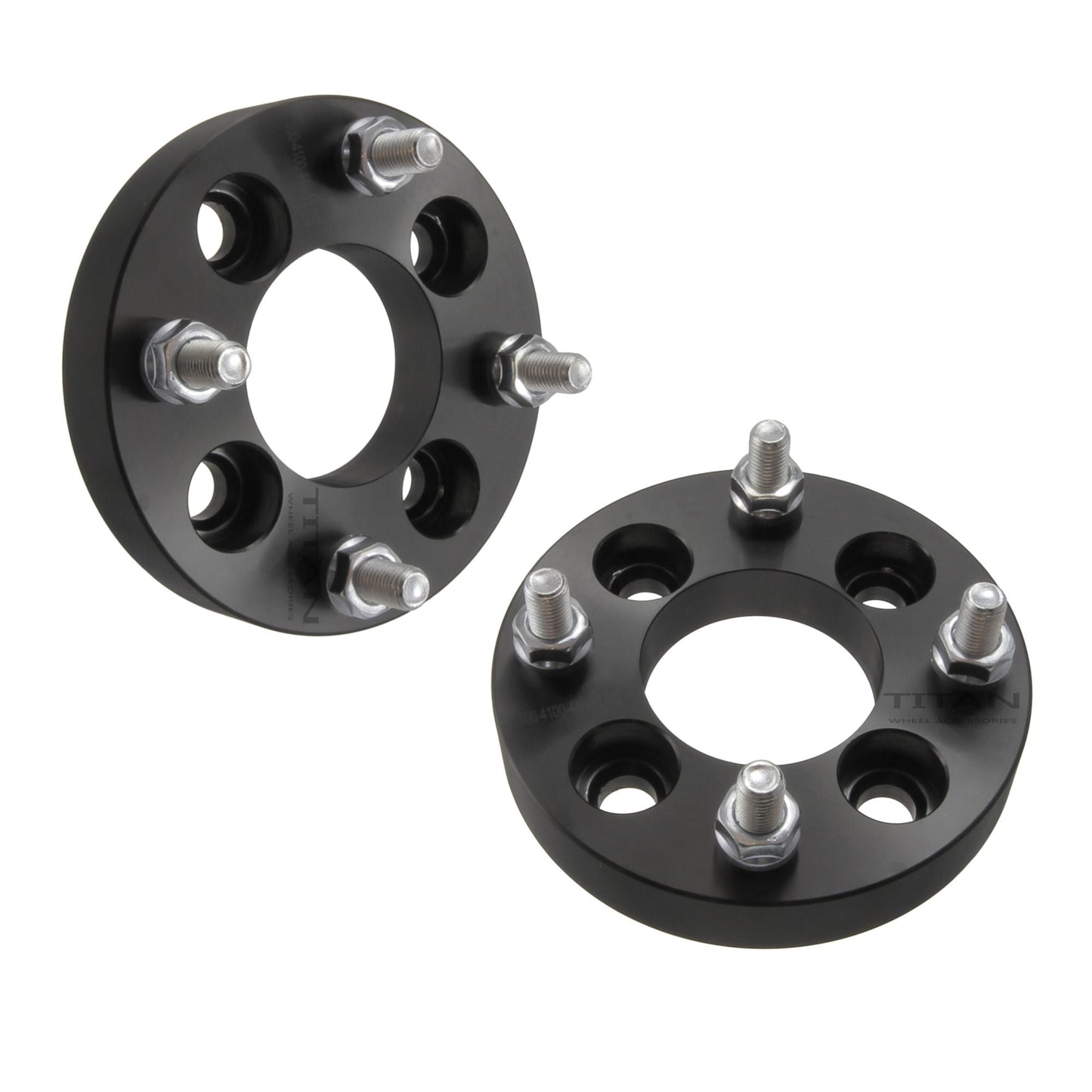 1" (25mm) 4x100 to 4x114.3 Wheel Adapters for Honda Civic Acura Integram Mazda Miata | 12x1.5 Studs |