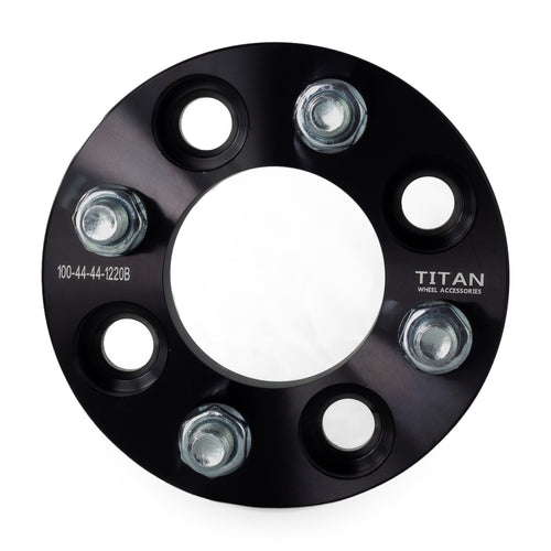 1" (25mm) Wheel Spacers for EZ GO EZGO Club Car Golf Cart | 4x4 | 1/2x20 Studs — front view