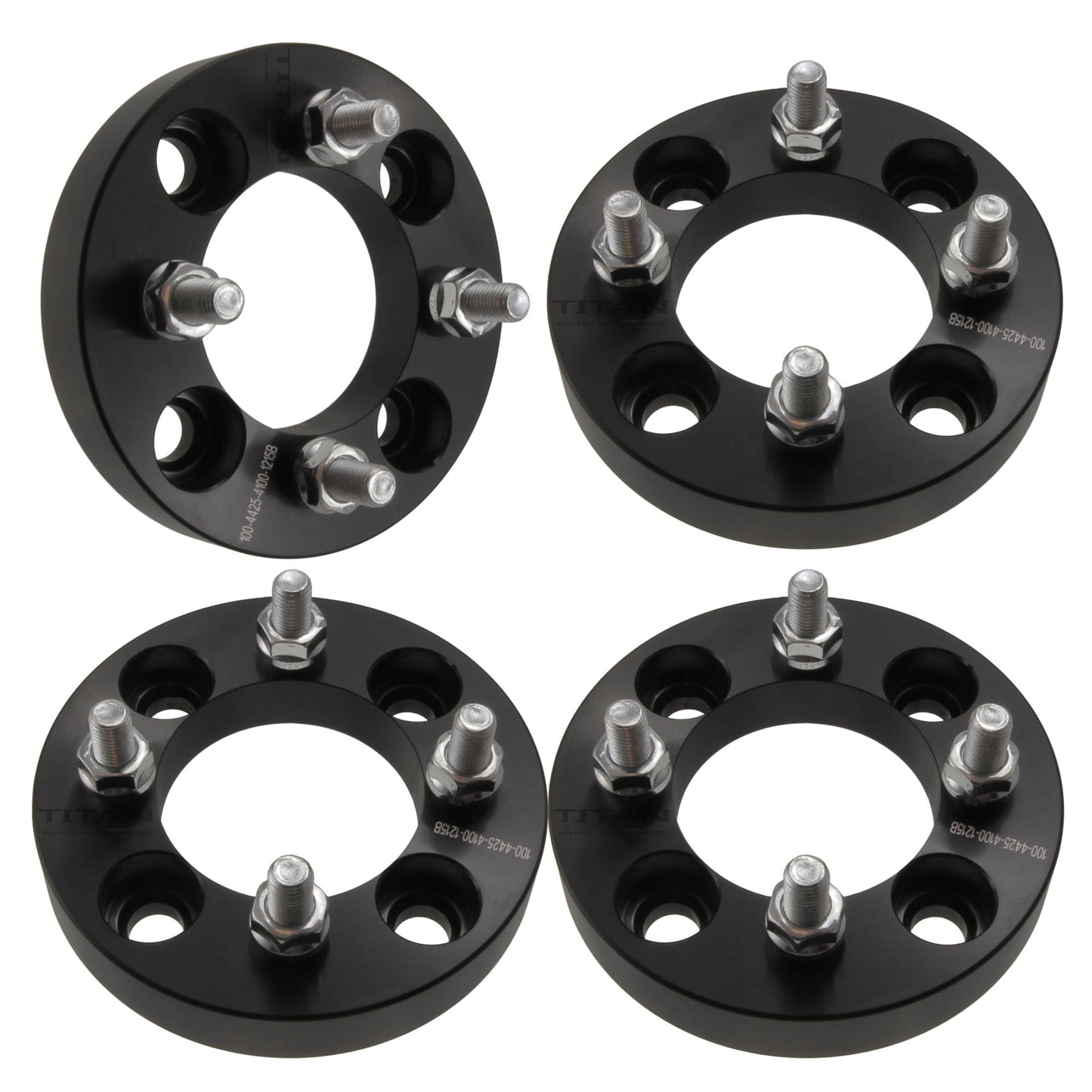 25mm (1") 4x108 to 4x100 Wheel Adapters | 12x1.5 Studs |
