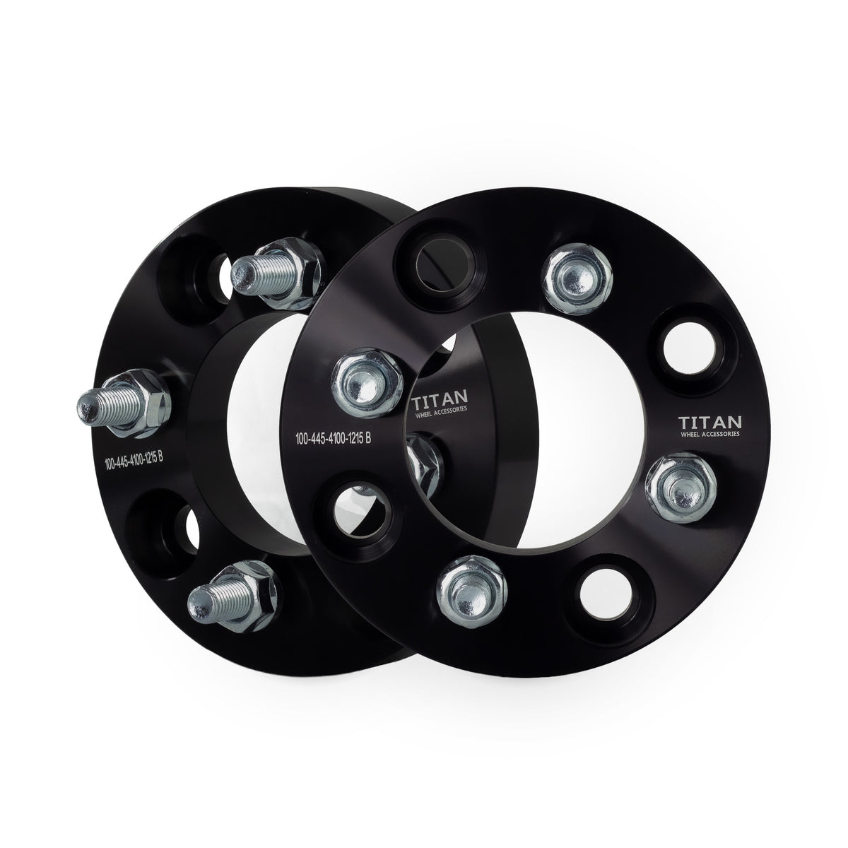 25mm (1") 4x114.3 to 4x100 Wheel Adapters | 12x1.5 Studs — pair of 2