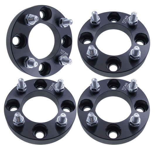 1" (25mm) 4x4.5 (4x114.3) To 4x4.25 (4x108) Wheel Adapters  | 12x1.5 Studs |