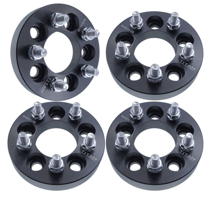 25mm (1") Wheel Spacers for Chrysler Dodge Toyota | 5x100 | 12x1.5 Studs |