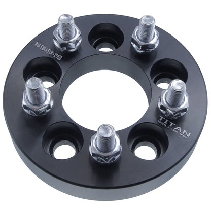 25mm (1") Wheel Spacers for Chrysler Dodge Toyota | 5x100 | 12x1.5 Studs |