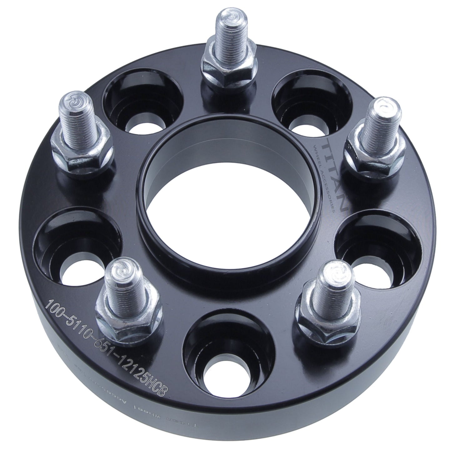 1" (25mm) Wheel Spacers for Jeep Cherokee Renegade | 5x110 | 65.1 Hubcentric |12x1.25 Studs |