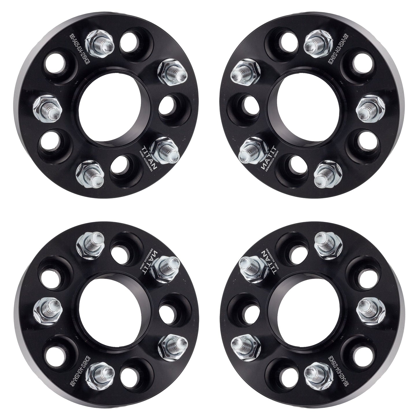 1" (25mm) Wheel Spacers for Ford Bronco Sport Escape | 5x4.25 (5x108) | 63.4 Hubcentric | 12x1.5 Studs |