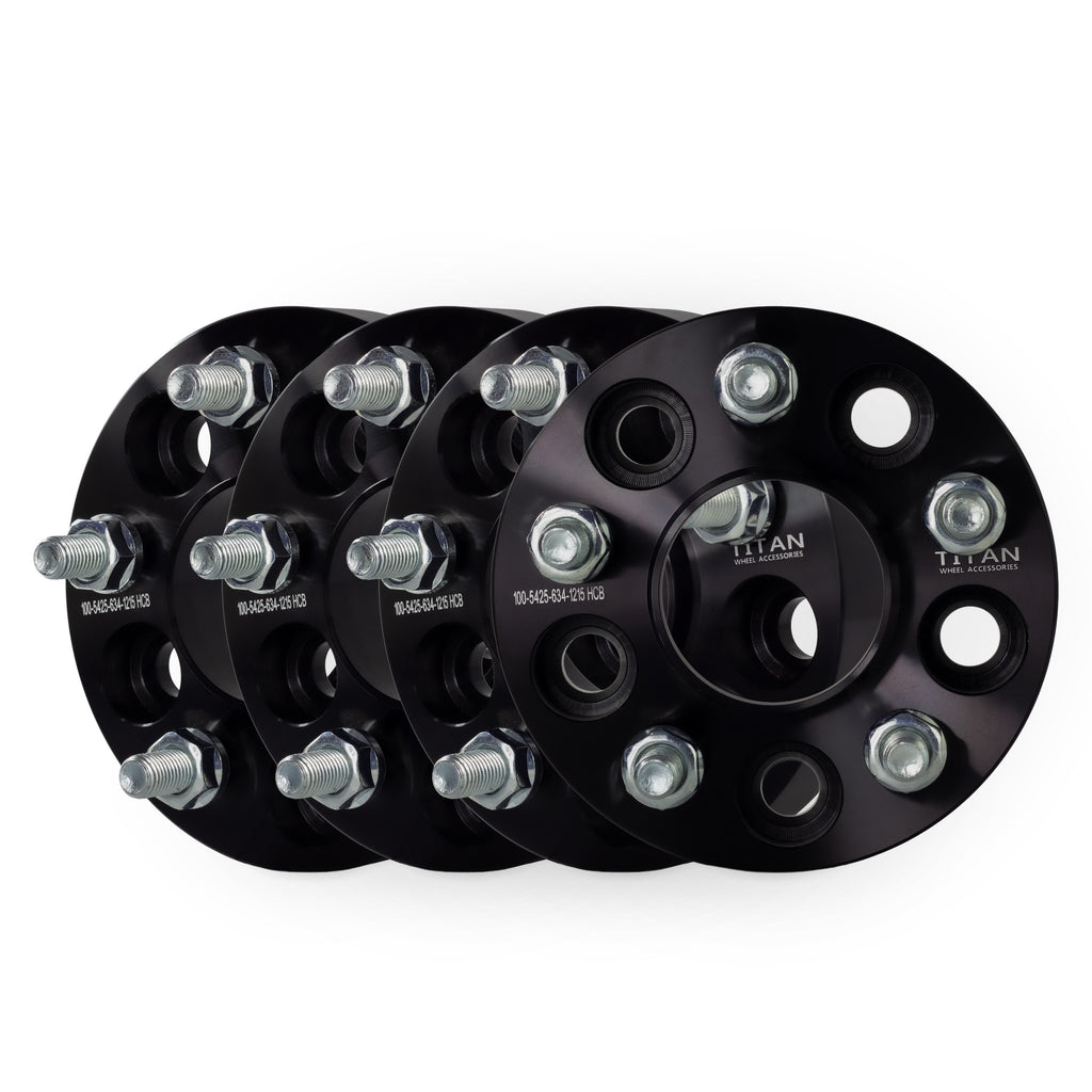 1" (25mm) Wheel Spacers for Ford Bronco Sport Escape | 5x4.25 (5x108) | 63.4 Hubcentric | 12x1.5 Studs — set of 4