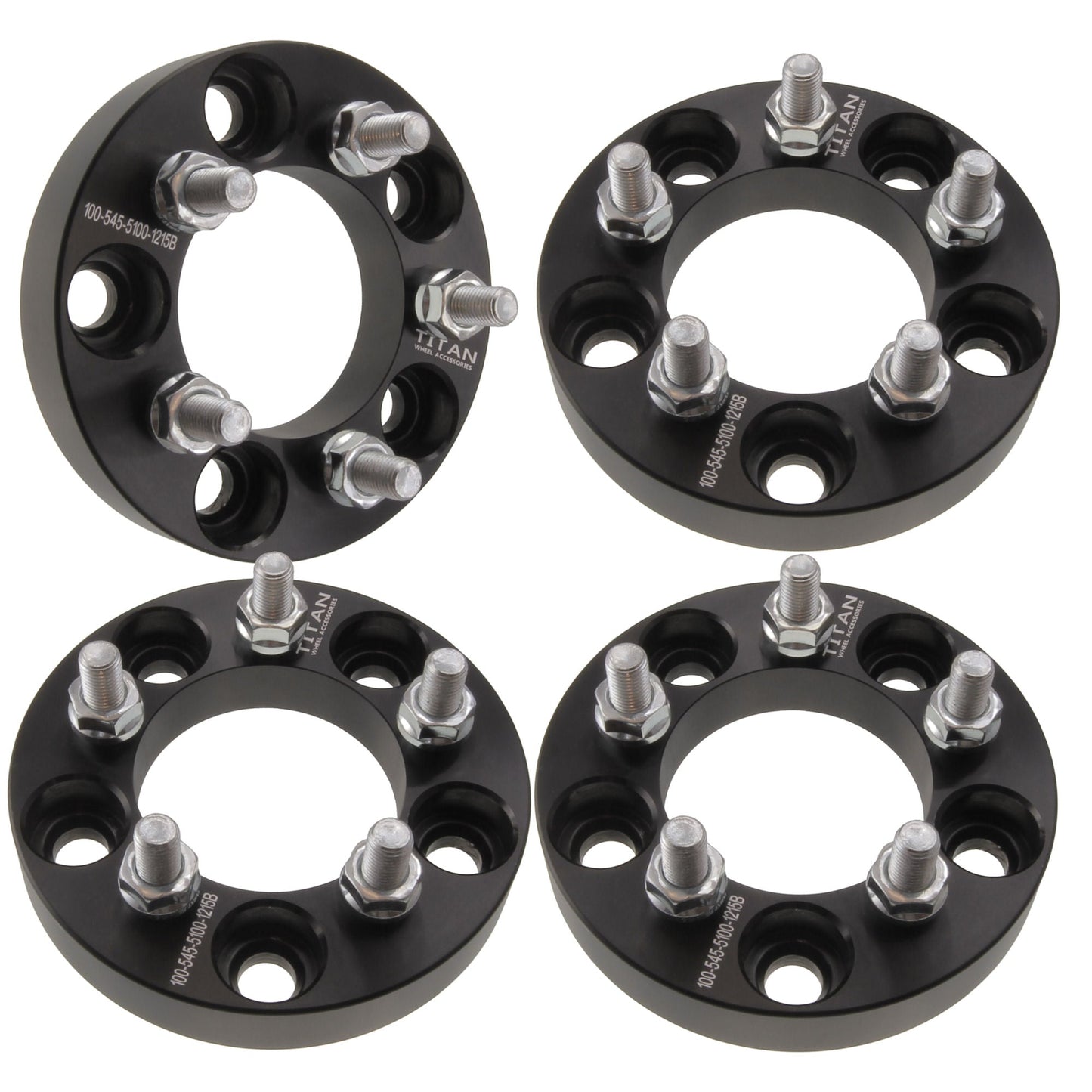 1" (25mm) 5x114.3 (5x4.5) To 5x100 Wheel Adapters  | 12x1.5 |