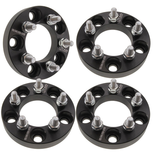 1" (25mm) 5x114.3 (5x4.5) To 5x100 Wheel Adapters  | 12x1.5 |