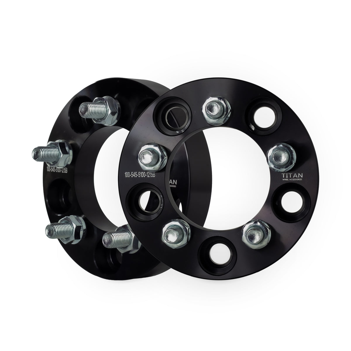 1" (25mm) 5x114.3 (5x4.5) To 5x100 Wheel Adapters | 12x1.5 — pair of 2