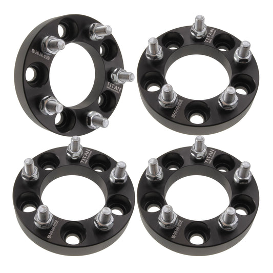 25mm (1") Wheel Spacers for Nissan Altima 350Z 370Z Infiniti Q50 G35 G37 | 5x114.3 | 12x1.25 Studs |