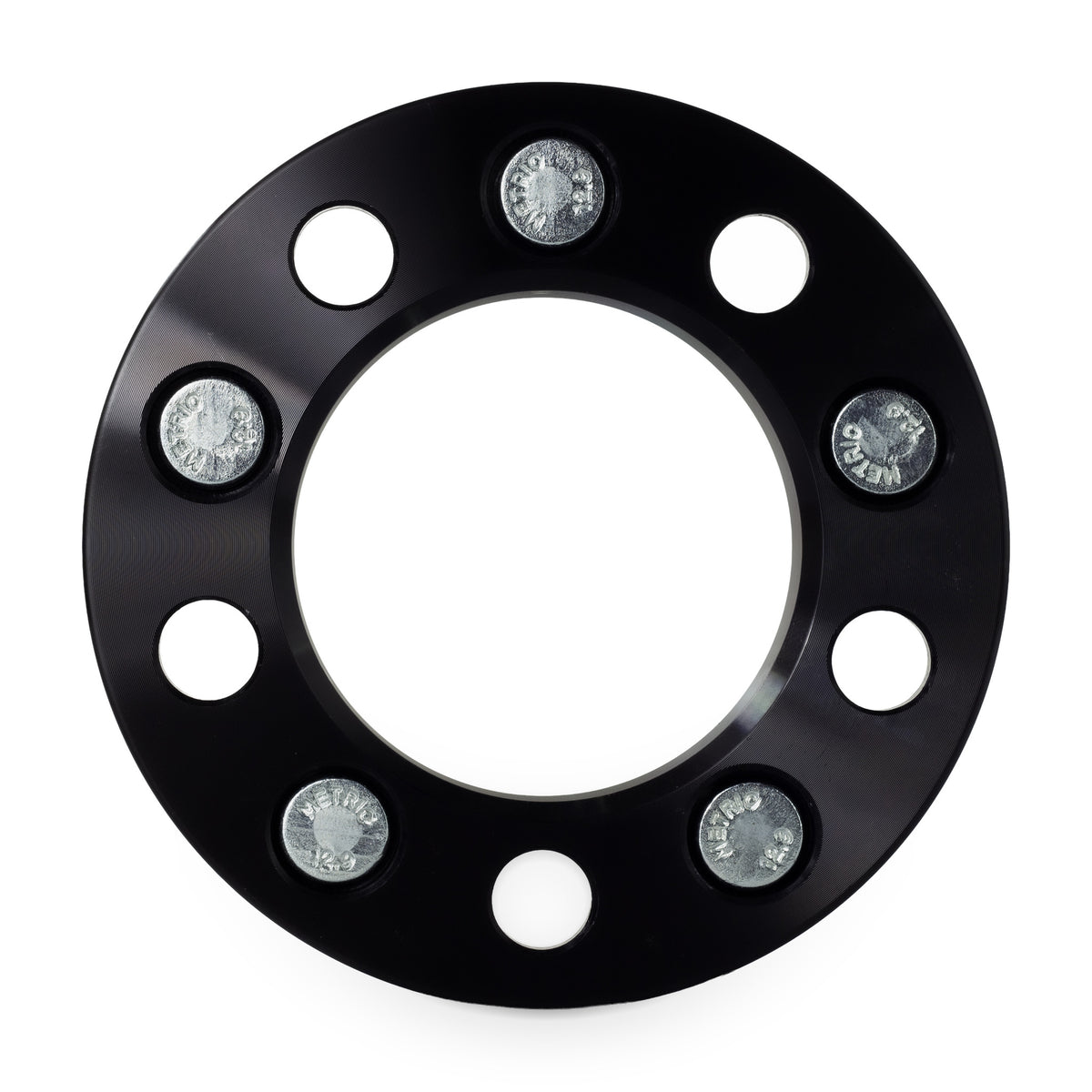 1" (25mm) Wheel Spacers for Mustang Ranger Edge Explorer | 5x4.5 | 1/2x20 Studs — rear view