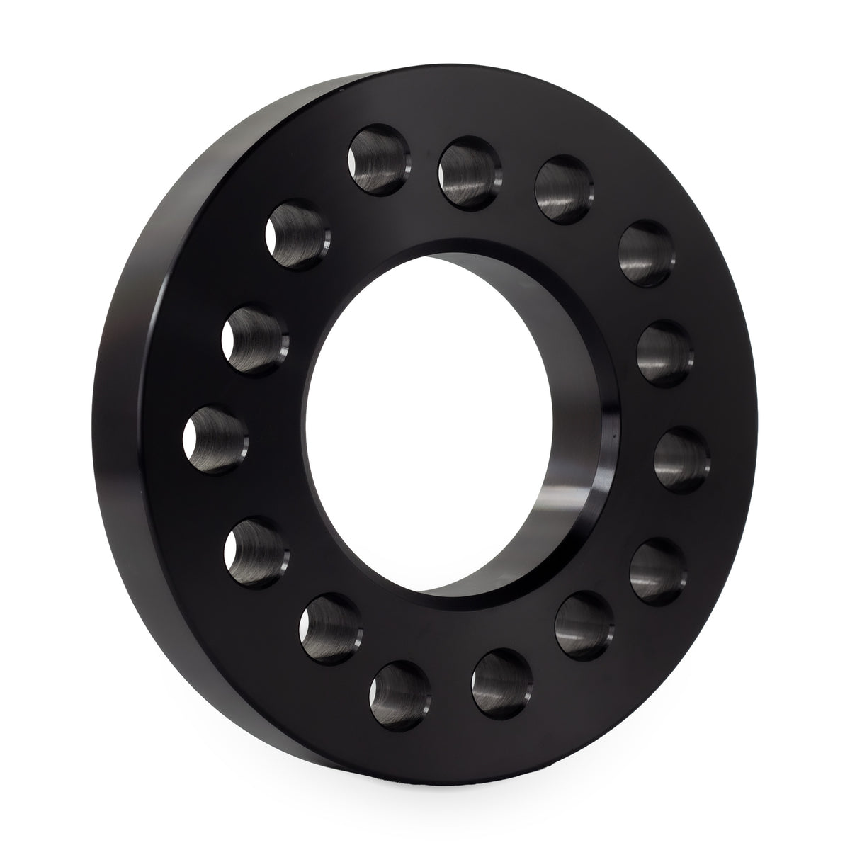 1 Inch Wheel Spacers for Jeep Grand Cherokee Wrangler | 5x5 — rear three-quarter view