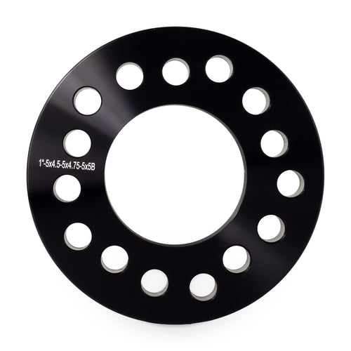 1 Inch Wheel Spacers for Ford Mustang Ranger Edge | 5x4.5 — front view