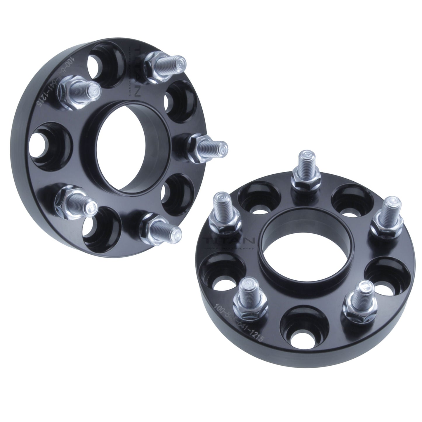 1"  (25mm) Wheel Spacers for Acura and Honda | 5x114.3 | 64.1 Hubcentric | 12x1.5 Studs |