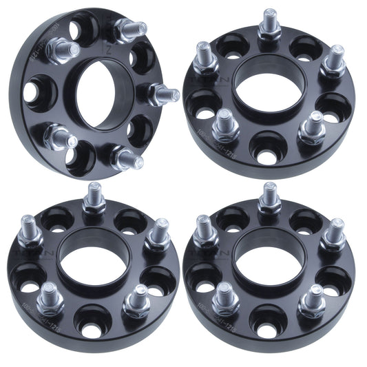 1"  (25mm) Wheel Spacers for Acura and Honda | 5x114.3 | 64.1 Hubcentric | 12x1.5 Studs |