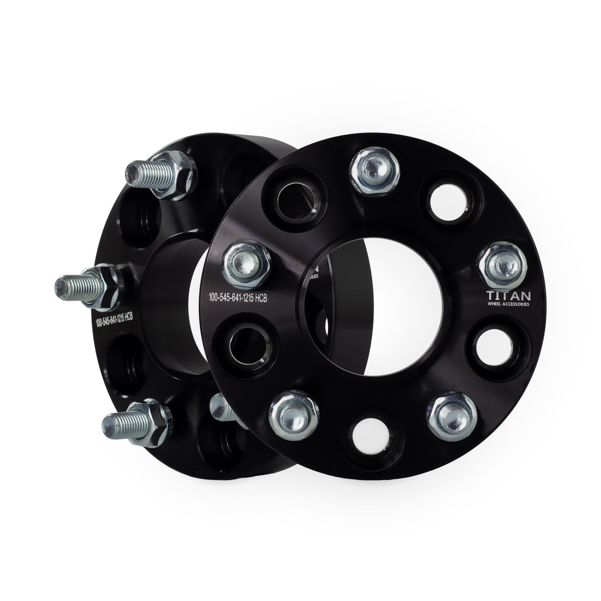 1" (25mm) Wheel Spacers for Acura and Honda | 5x114.3 | 64.1 Hubcentric | 12x1.5 Studs — pair of 2