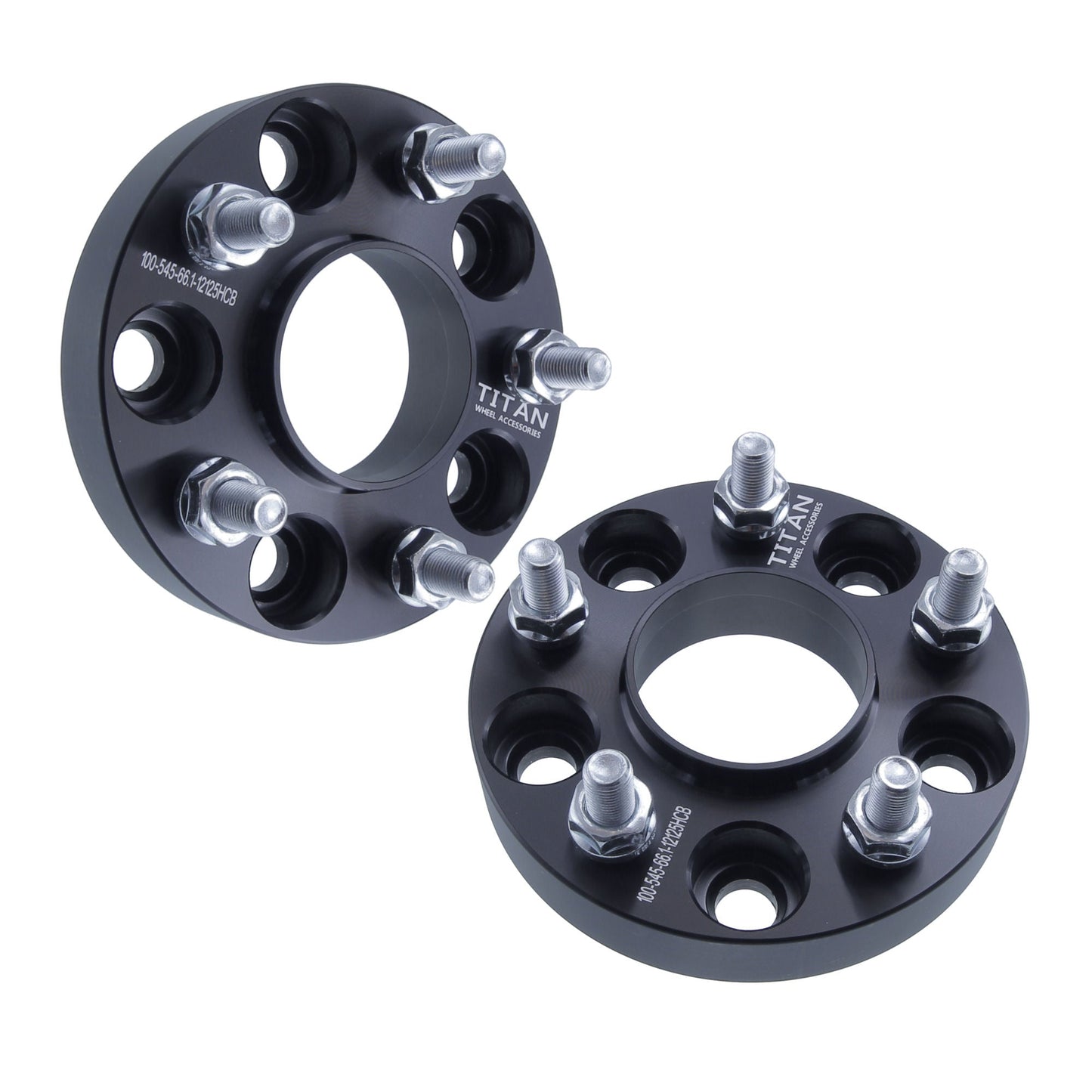 25mm (1") Wheel Spacers for Nissan Infiniti Q50 G35 G37 350Z 370Z Altima | 5x114.3 | 12x1.25 Studs | 66.1 Hubcentric |