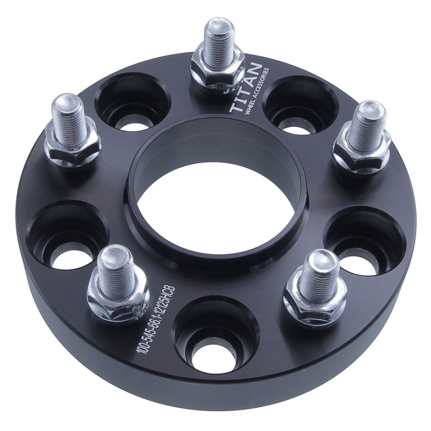 25mm (1") Wheel Spacers for Nissan Infiniti Q50 G35 G37 350Z 370Z Altima | 5x114.3 | 12x1.25 Studs | 66.1 Hubcentric |