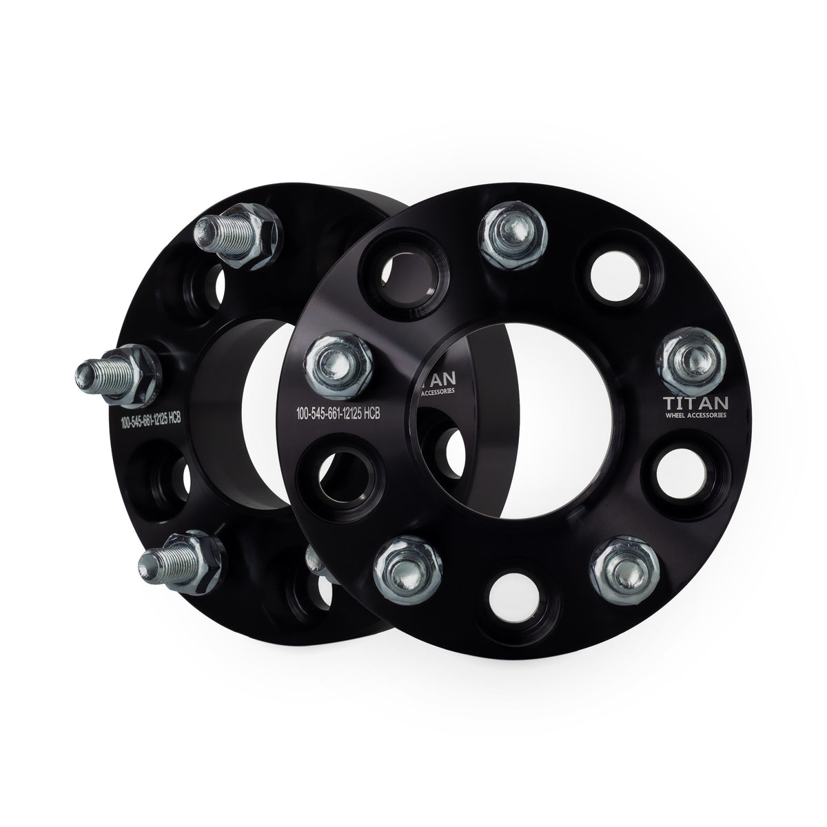 25mm (1") Wheel Spacers for Nissan Infiniti Q50 G35 G37 350Z 370Z Altima | 5x114.3 | 12x1.25 Studs — pair of 2