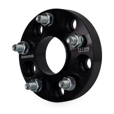 Espaciadores de rueda de 0.984 in (1") para Nissan Infiniti Q50 G35 G37 350Z 370Z Altima | 5x114.3 | Pernos de 12x1.25 | 66.1 Hubcentric |