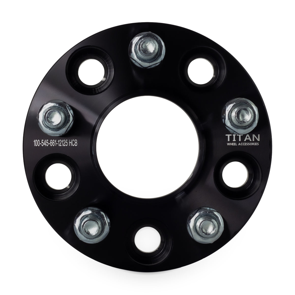 25mm (1") Wheel Spacers for Nissan Infiniti Q50 G35 G37 350Z 370Z Altima | 5x114.3 | 12x1.25 Studs — front view