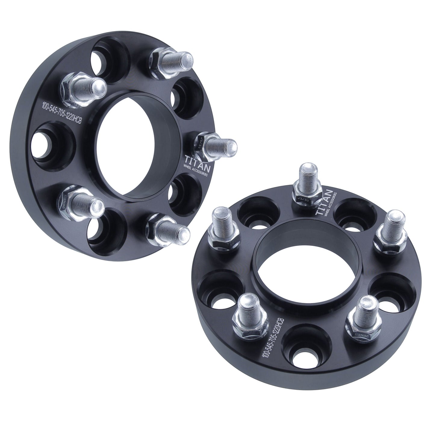 Espaciadores de ruedas de 1" (25 mm) para Ford Mustang 2015+ | 5x4.5 | 70.5 Hubcentric | Pernos de 14x1.5 |