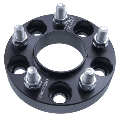 1" (25mm) Wheel Spacers for Ford Mustang Ranger Explorer | 5x4.5 | 70.5 Hubcentric | 1/2x20 Thread Pitch |