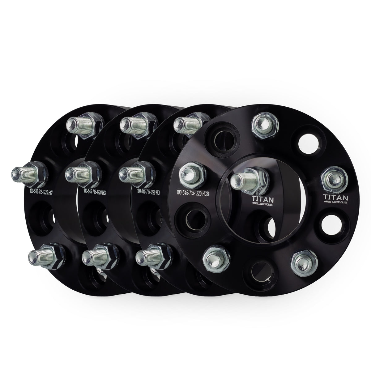 1" (25mm) Wheel Spacers for Wrangler TJ YJ XJ | 5x4.5 | 71.5 Hubcentric |1/2x20 Studs — set of 4