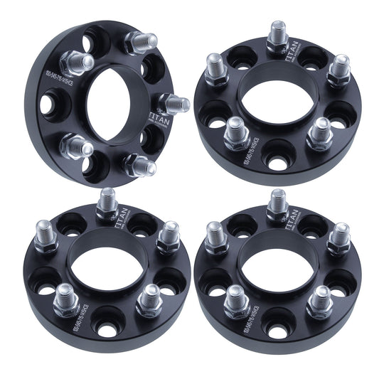 1" (25mm) Wheel Spacers for Chrysler 300 Dodge Challenger Charger | 5x4.5 | 71.5 Hubcentric |14x1.5 Studs |