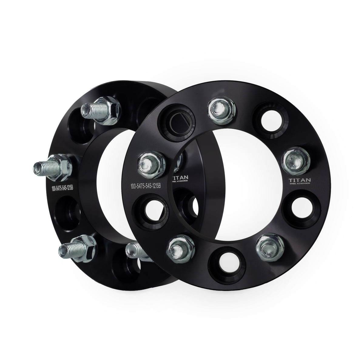 25mm (1") 5x4.75 (5x120) To 5x4.5 (5x114.3) Wheel Adapters | 12x1.5 Studs — pair of 2