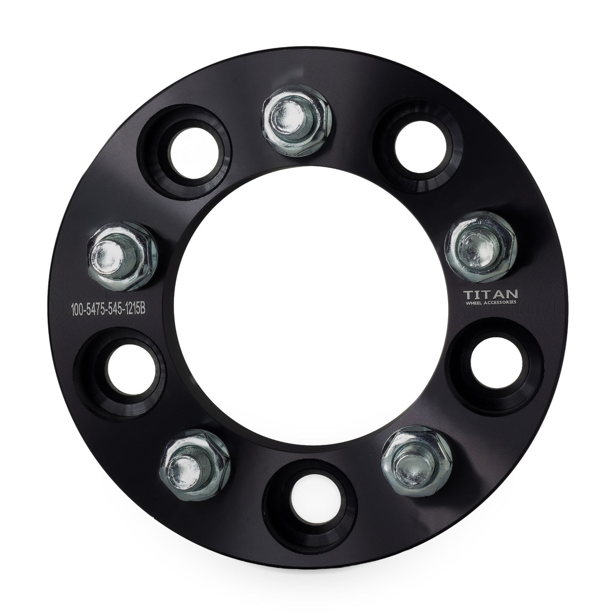 25mm (1") 5x4.75 (5x120) To 5x4.5 (5x114.3) Wheel Adapters | 12x1.5 Studs — front view
