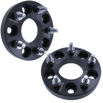 1" (25mm) Wheel Spacers for Classsic Chevy Oldsmobile Pontiac | 5x4.75 | 7/16 Studs |