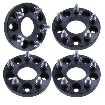 1" (25mm) Wheel Spacers for Classsic Chevy Oldsmobile Pontiac | 5x4.75 | 7/16 Studs |