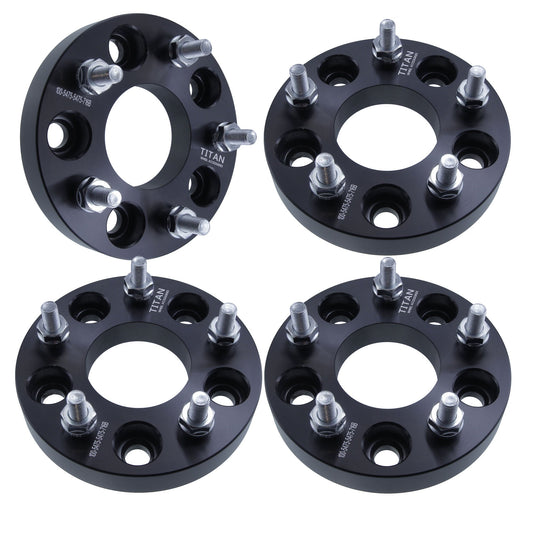 1" (25mm) Wheel Spacers for Classsic Chevy Oldsmobile Pontiac | 5x4.75 | 7/16 Studs |