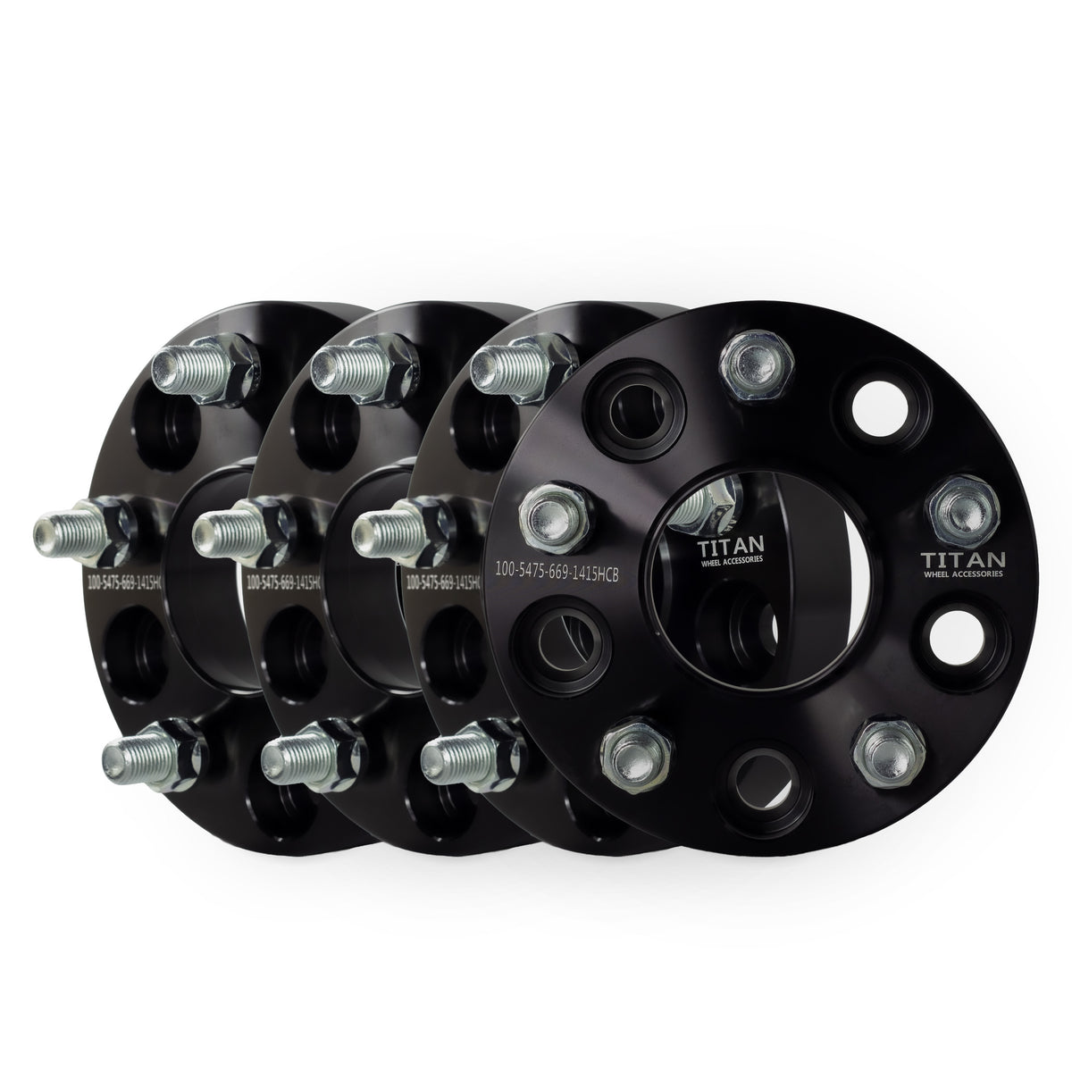 1" (25mm) Wheel Spacers for Chevy Camaro 2011+ | 5x4.75 (5x120) | 66.9 Hubcentric |14x1.5 Studs — set of 4