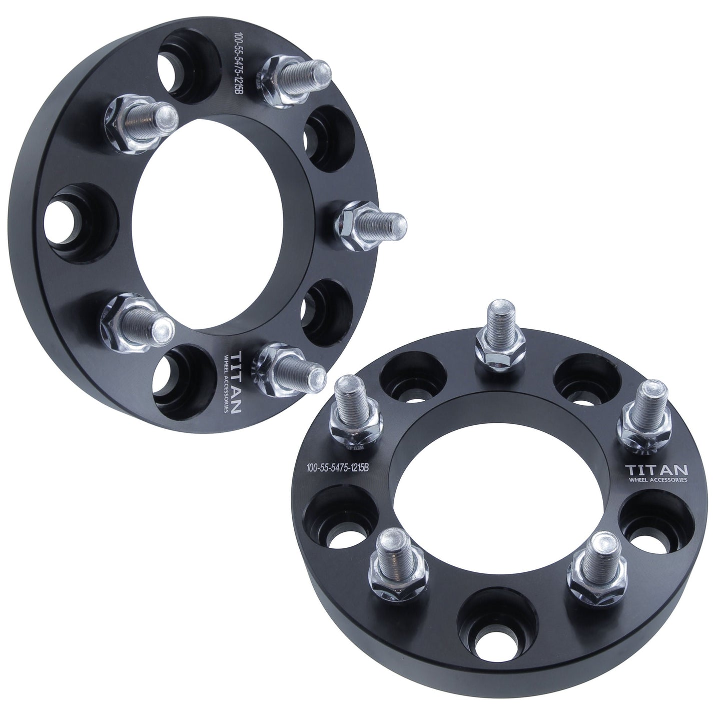 1" (25mm) 5x5 (5x127) to 5x4.75 (5x120) Wheel Adapters | 12x1.5 Studs |