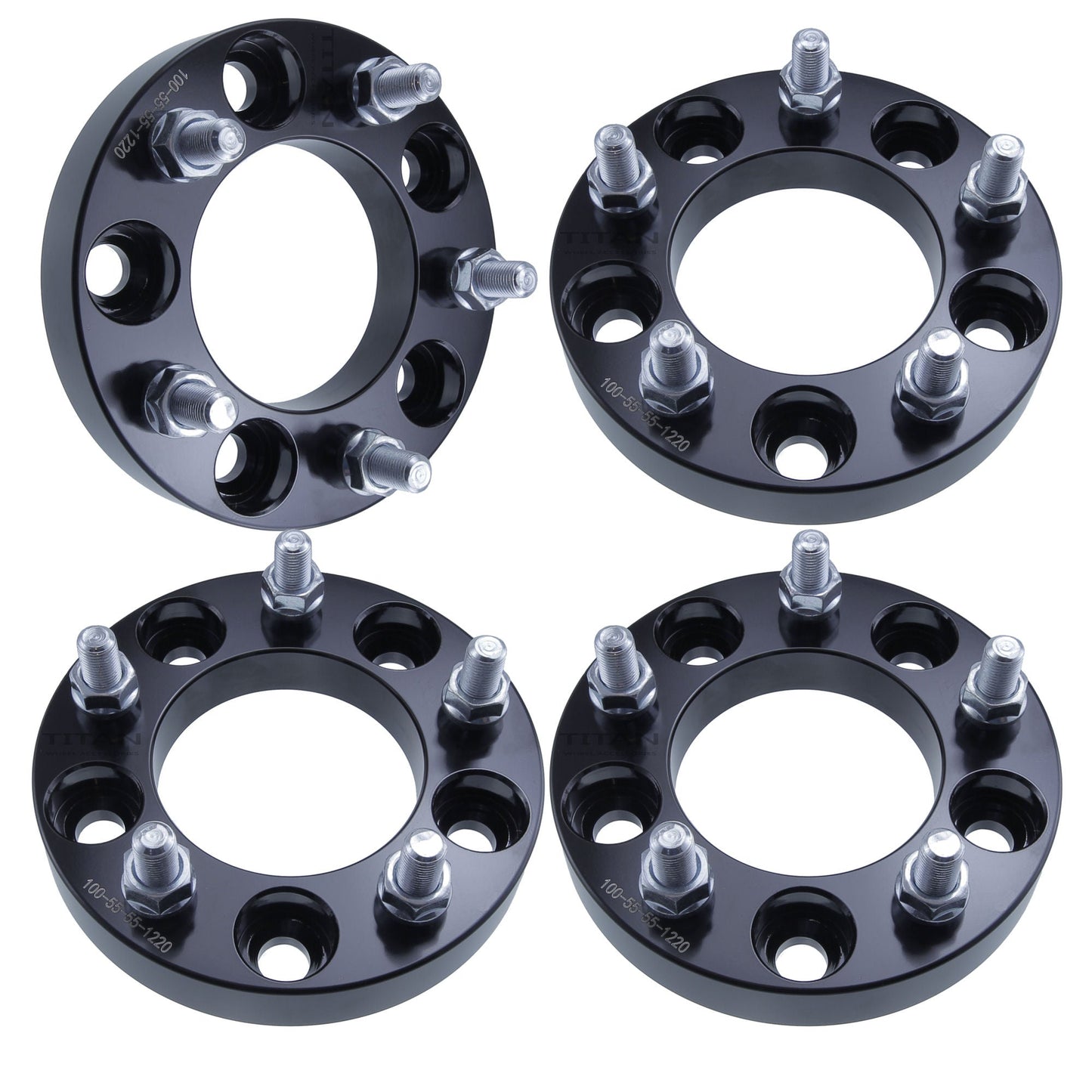 Espaciadores de ruedas de 2" para Jeep Grand Cherokee Commander Wrangler | 5x5 | Pernos de 1/2x20 |
