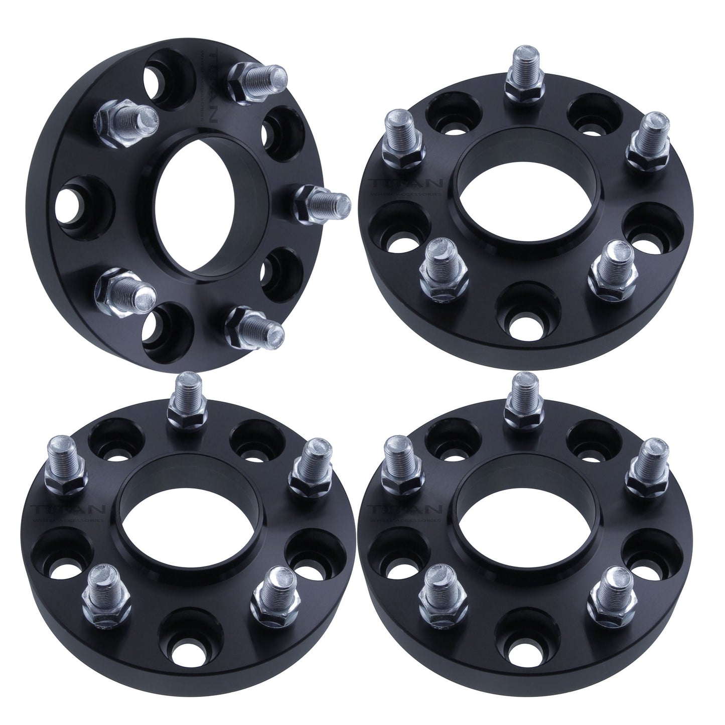 2" (50mm) Wheel Spacers for Jeep Grand Cherokee SRT9 Dodge Durango | 5x5 (5x127) | 71.5 Hubcentric | 14x1.5 Studs |