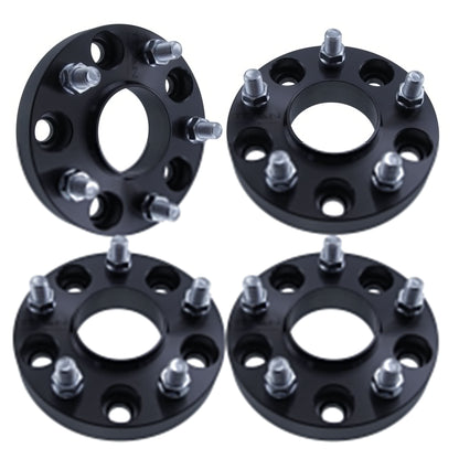 1" (25mm) Wheel Spacers for Jeep Grand Cherokee Commander Wrangler | 5x5 | 71.5 Hubcentric |14x1.5 Studs |